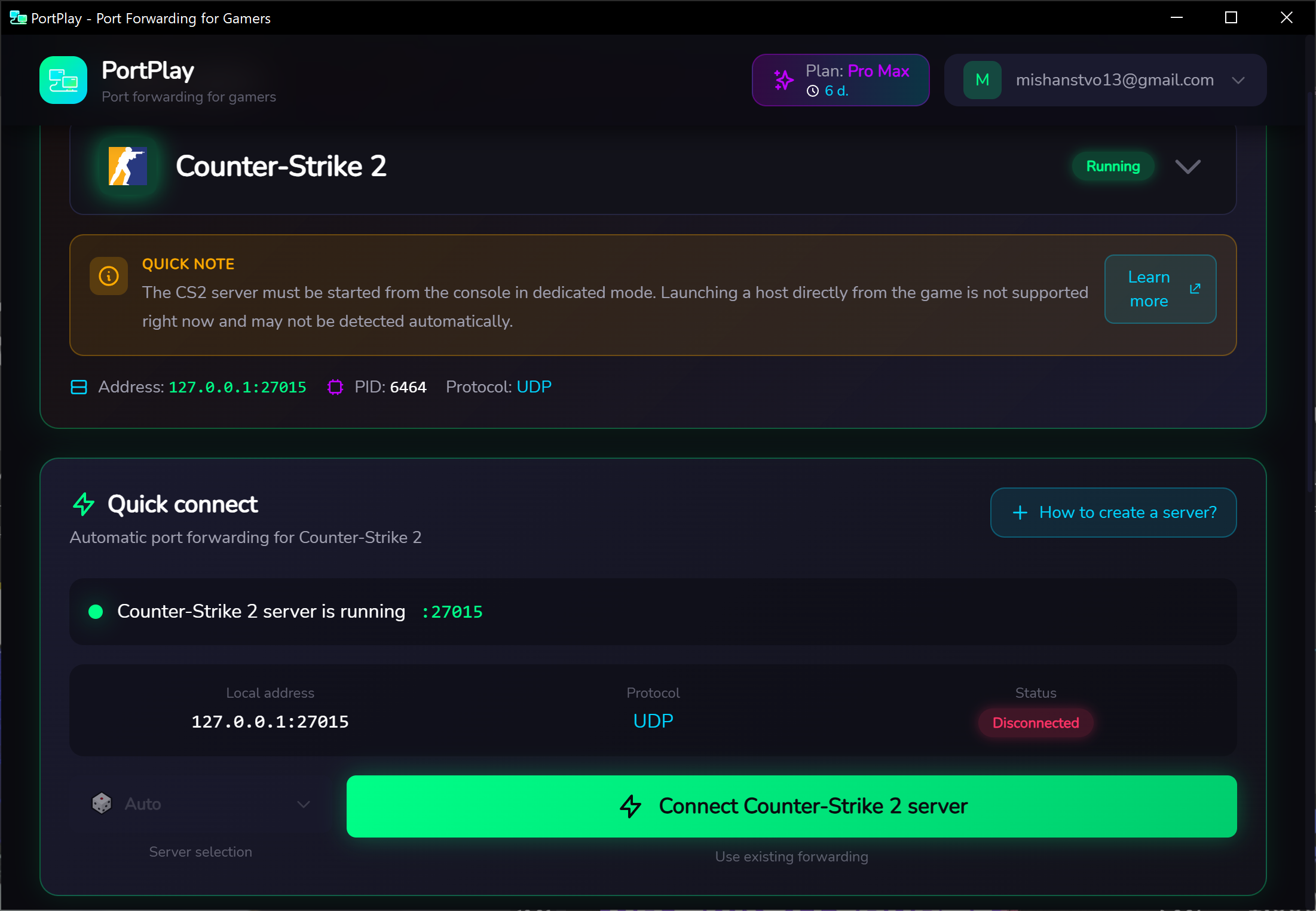 PortPlay application