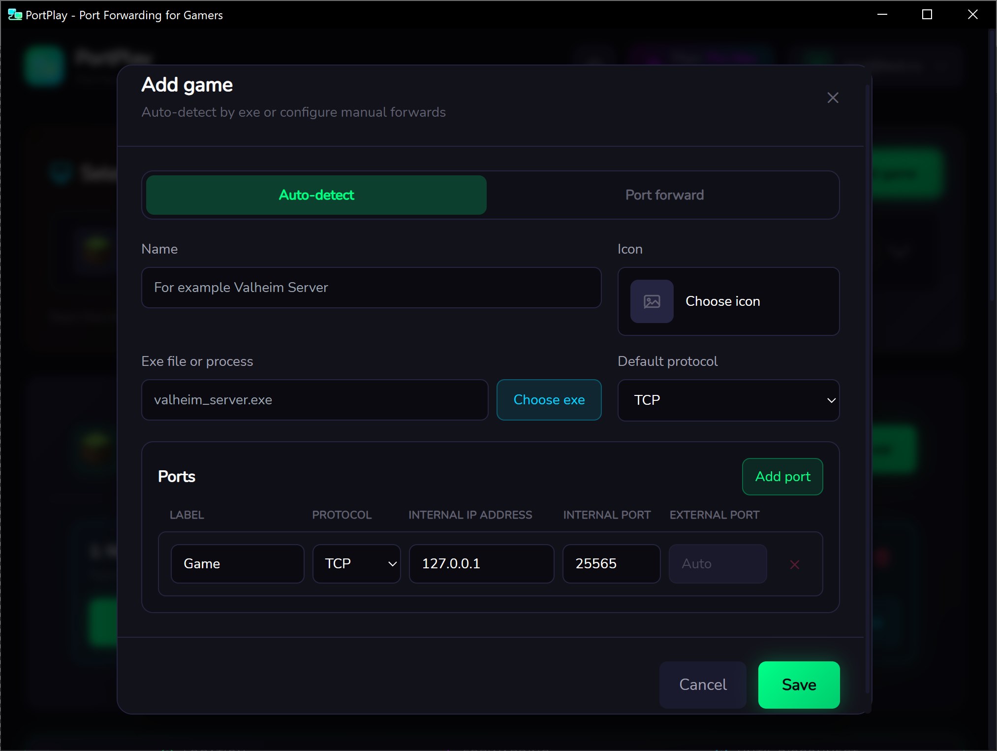PortPlay Port Forwarding